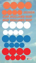 Sticker vitre - Wk2022 - Oranje - Ampoules - Rouge Wit Blauw Oranje - Pays- Nederland - Support