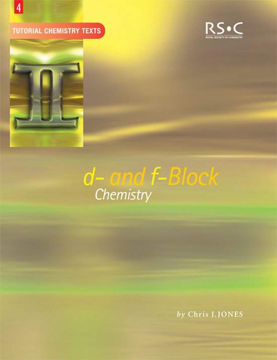 D & F block Chemistry - cover