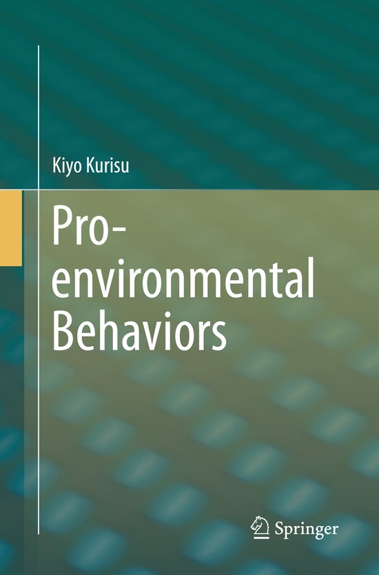 Pro-environmental Behaviors - cover