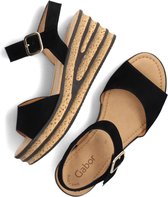 Sandales pour femmes Gabor 651 - À talon compensé - Femme - Zwart - Taille 39