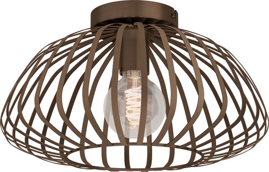 Lindby Estar plafondlamp, zwart, metaal, 6-lamps, 56cm Lindby Estar plafondlamp, zwart, metaal, 6-lamps, 56cm