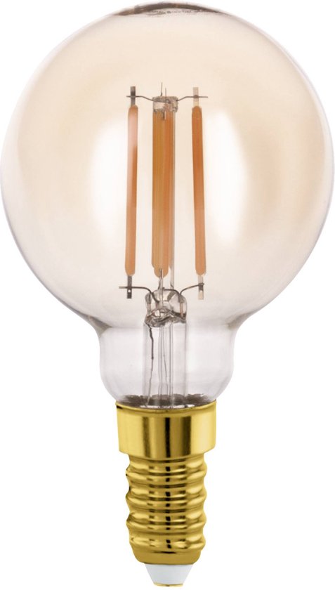 EGLO LED Lamp - E14 - 9,5 cm - Amber - 2200K