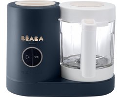 Béaba Babycook Neo® - 4-in-1 Babyvoeding Bereider - Stoomkoker en Baby Foodprocessor - Glazen Kom - Blauw