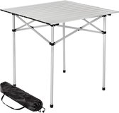 Opvouwbare Aluminium Tafel voor Camping en Picknick - Ruimtebesparend en Licht - Ideaal voor Planten Tuin Huis (70 x 70 cm) camping table