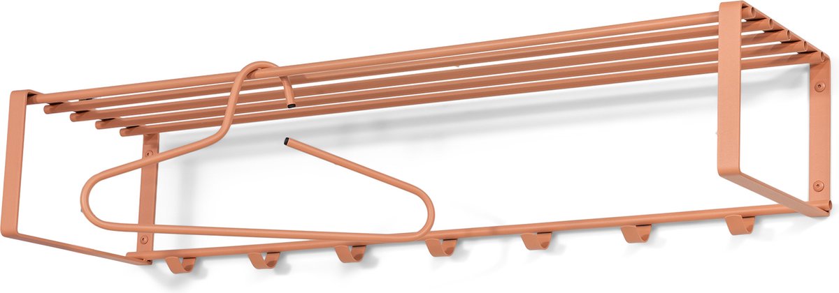 Spinder Design kapstok Rex 2 XL (100 Cm) - Clay Terra - 7 haken - Staal