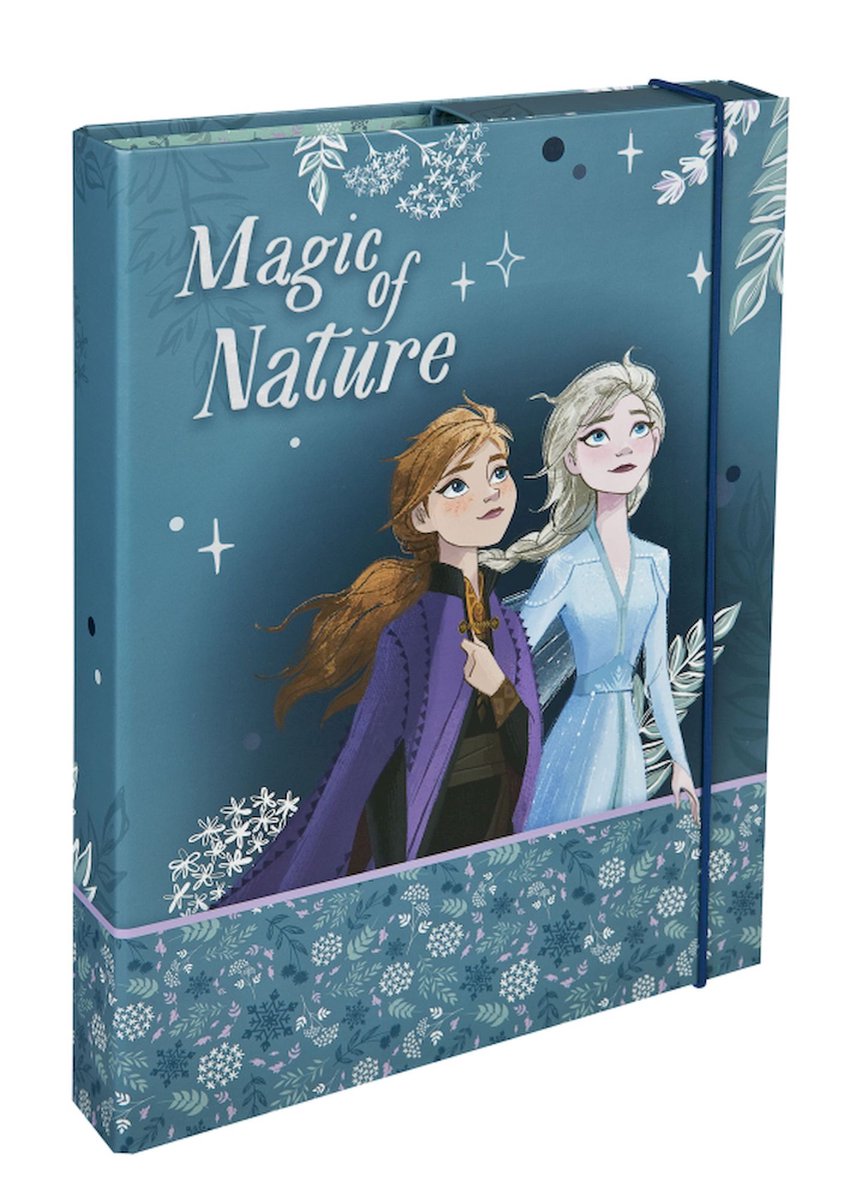Undercover - Frozen Notitieboek A4 met Elastiek - Kunststof - Multicolor