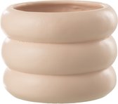 J-Line bloempot Ring - cement - beige - medium - Ø 20.50 cm