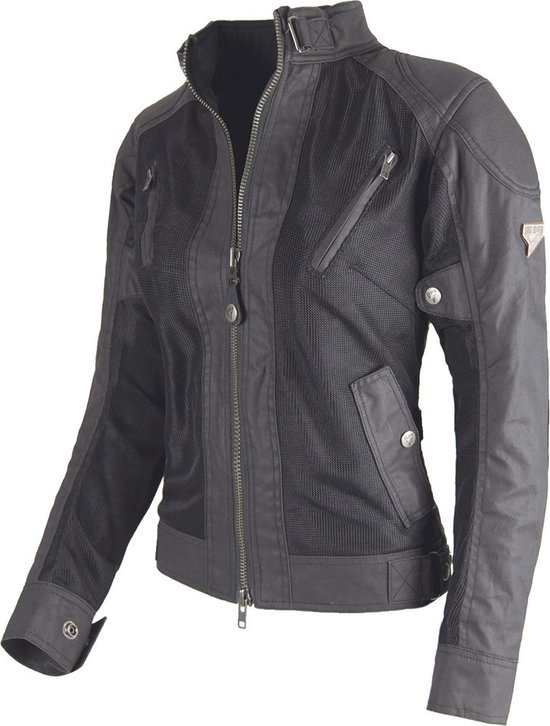 By City Damen Motorrad-Jacke Teneree Ii Jacket Black-M