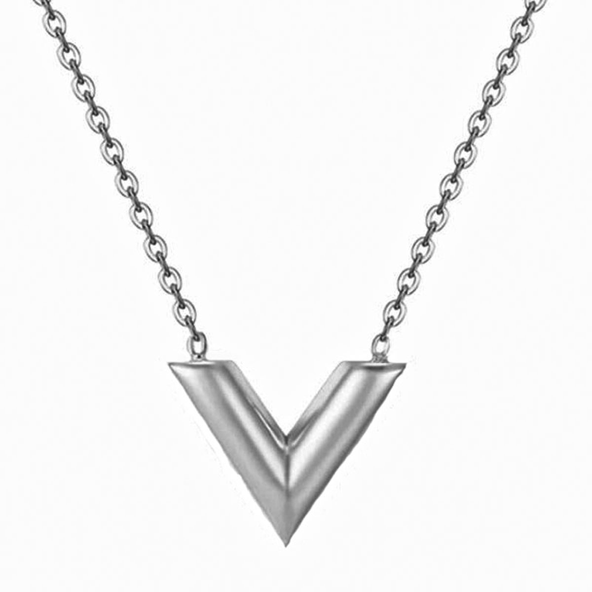Marama - Ketting Amor Zilver - nikkelvrij - damesketting - sieraden - verstelbaar - hartje - liefde - zilveren plating - cadeau Valentijn - liefde