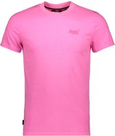 Superdry T-shirt Essential Logo Emb Neon Tee M1012065a Dry Fluro Pink Mannen Maat - XL