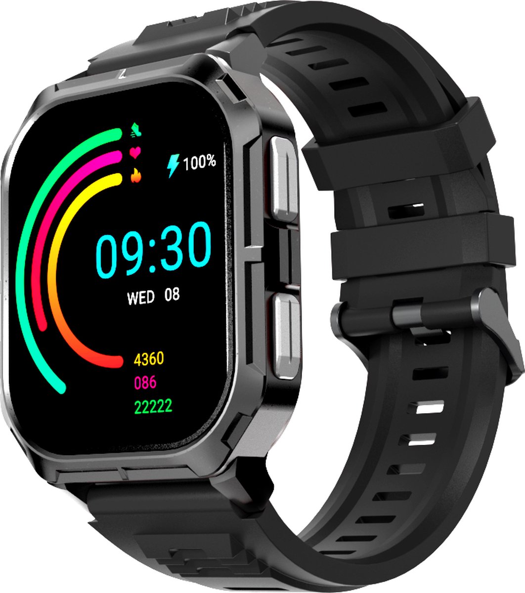 Hifuture Smartwatch Futurefit Ultra3 Voor Android Ios Met Hartslagmeter