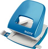 Perforateur de bureau en métal Leitz - 30 feuilles - Bleu clair