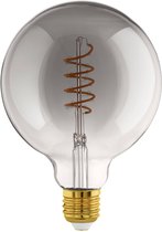 EGLO LED Lamp - E27 - 17 cm - Rookglas - 2000K - Dimbaar