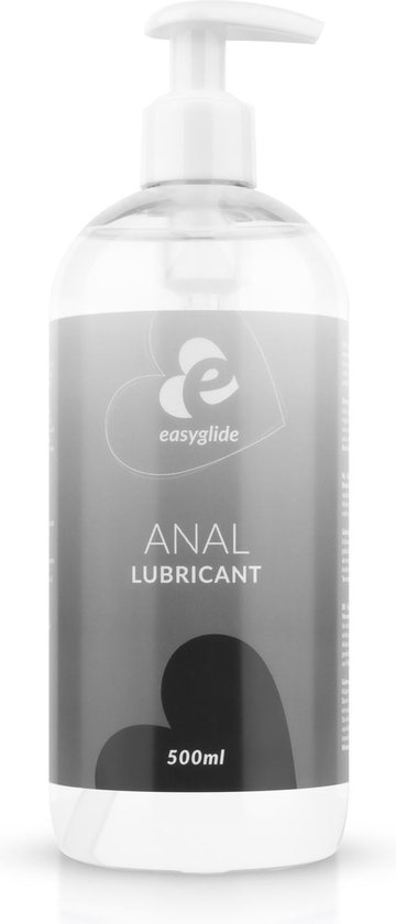 Transparante fles met pompdispenser, EasyGlide Anaal Lube 500ml