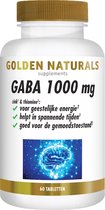 Golden Naturals GABA 1000mg (60 veganistische tabletten)