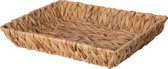 H&S Collection Broodmand - gevlochten riet - naturel - 33 x 25 x 6 cm