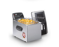 FRITEL Frituurpan - Turbo SF® 4571 - Friteuse met Filterdeksel incl. Kijkvenster - Olie + Vast Vet…