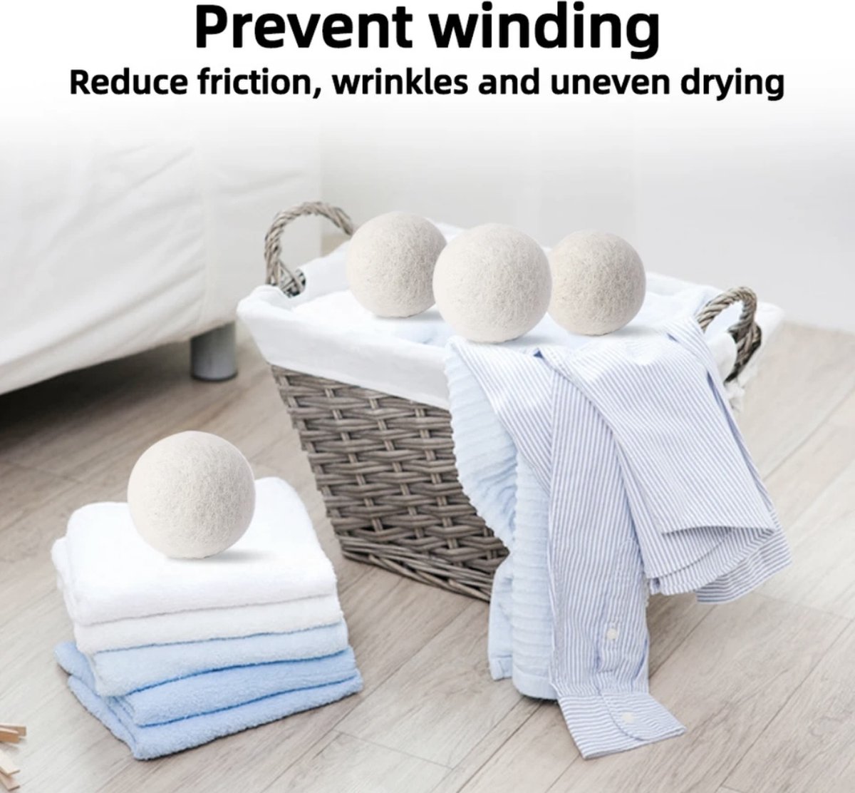 Goedkoopste Droger bal Wol - 2 Stuks - Wasdroger bal - Droogtijd met 30 verminderd - Verminderd vouwen - Droger tool - Droog ballen - Droger gadget - Sneller drogen - E2.1