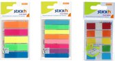 Stick'n - Onglets Film Index - pack de 3 - différentes couleurs - 385 onglets au total