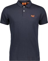 Superdry Poloshirt Essential Logo Neon Jersy Polo M1110419a Eclipse Navy Mannen Maat - L