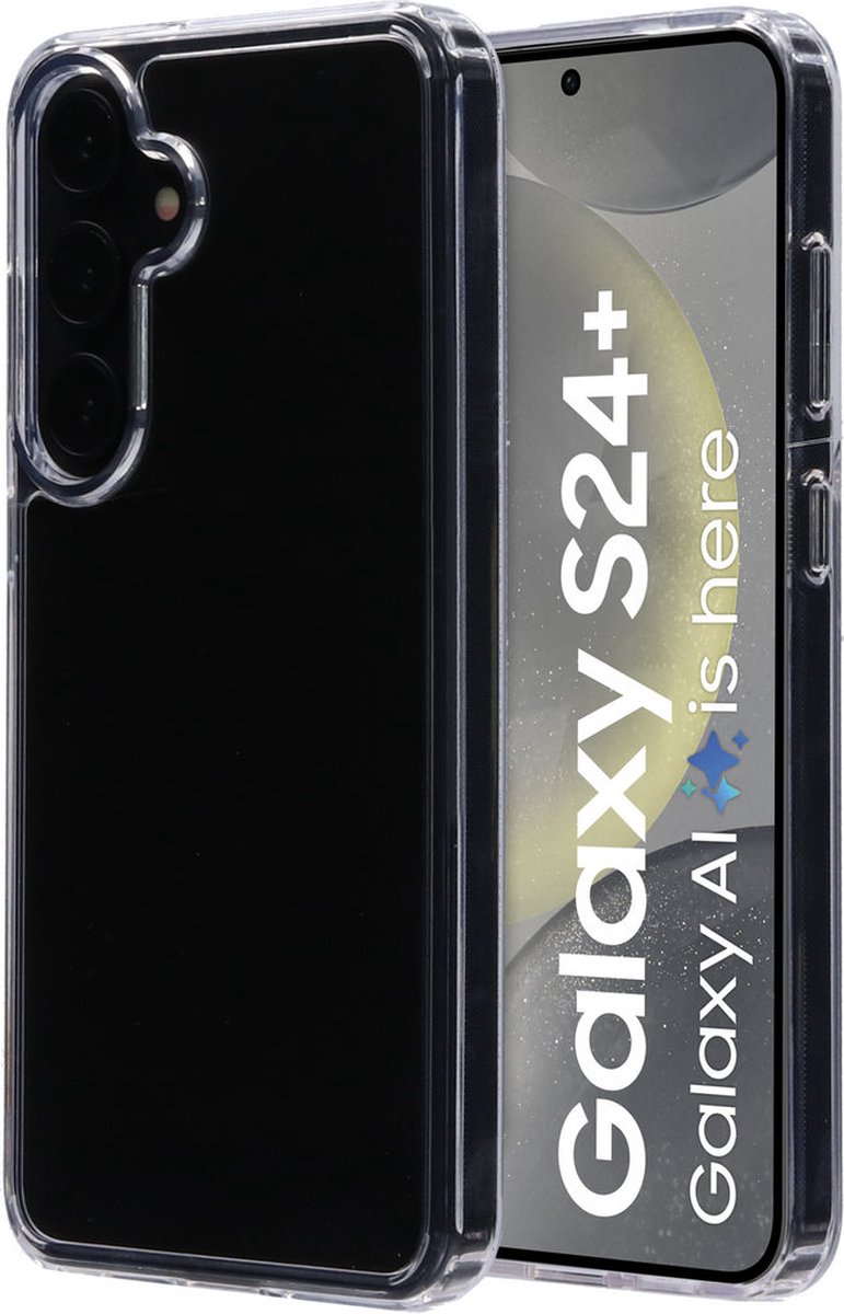 Mobiparts hoesje geschikt voor Samsung Galaxy S24 Plus - Hardcover - Transparant