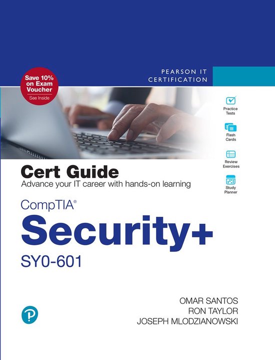 CompTIA Security+ SY0-601 Cert Guide - cover