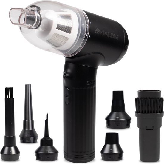 L8 Elektrische stofblazer, 180.000 omw/min, persluchtspray met 4-speed TurboJet Mode, 8000 mAh batterij & PC Cleaning persluchtkit, compressed Air Duster voor desktop, pc, toetsenbord, laptop, auto