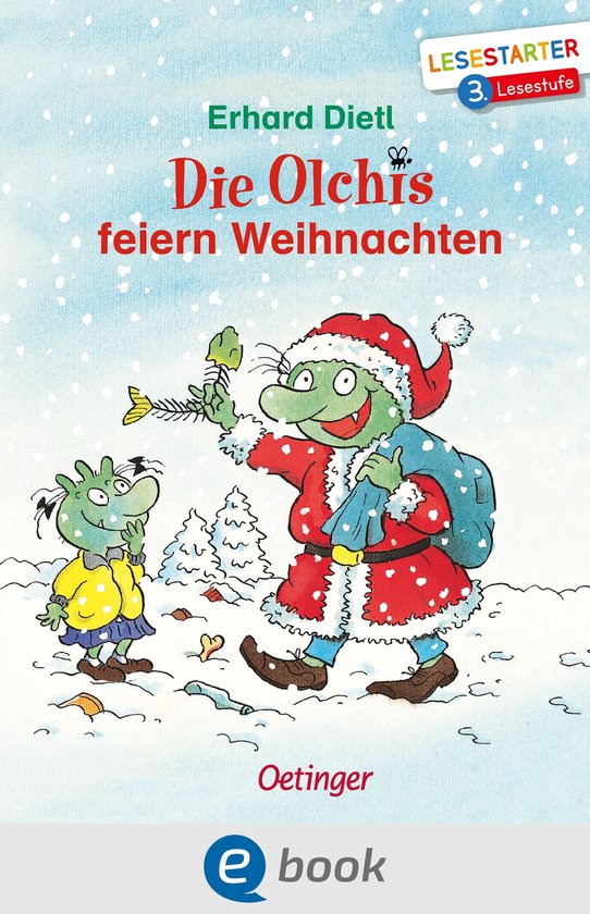 Lesestarter - Die Olchis feiern Weihnachten - cover