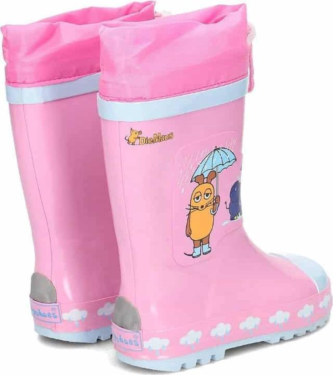 | Playshoes regenlaarzen roze muis olifant Kinder regenlaarzen flamingo met lichtjes online bestellen