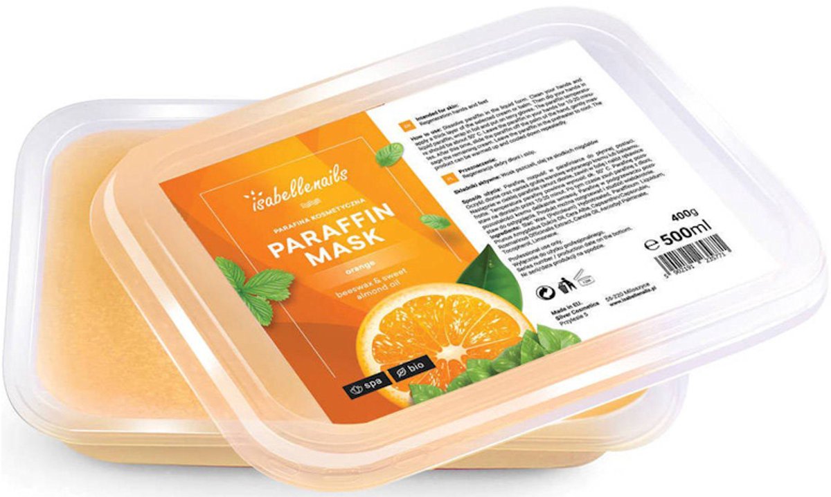 Isabelle Nails Paraffine Sinaasappel 500ml.