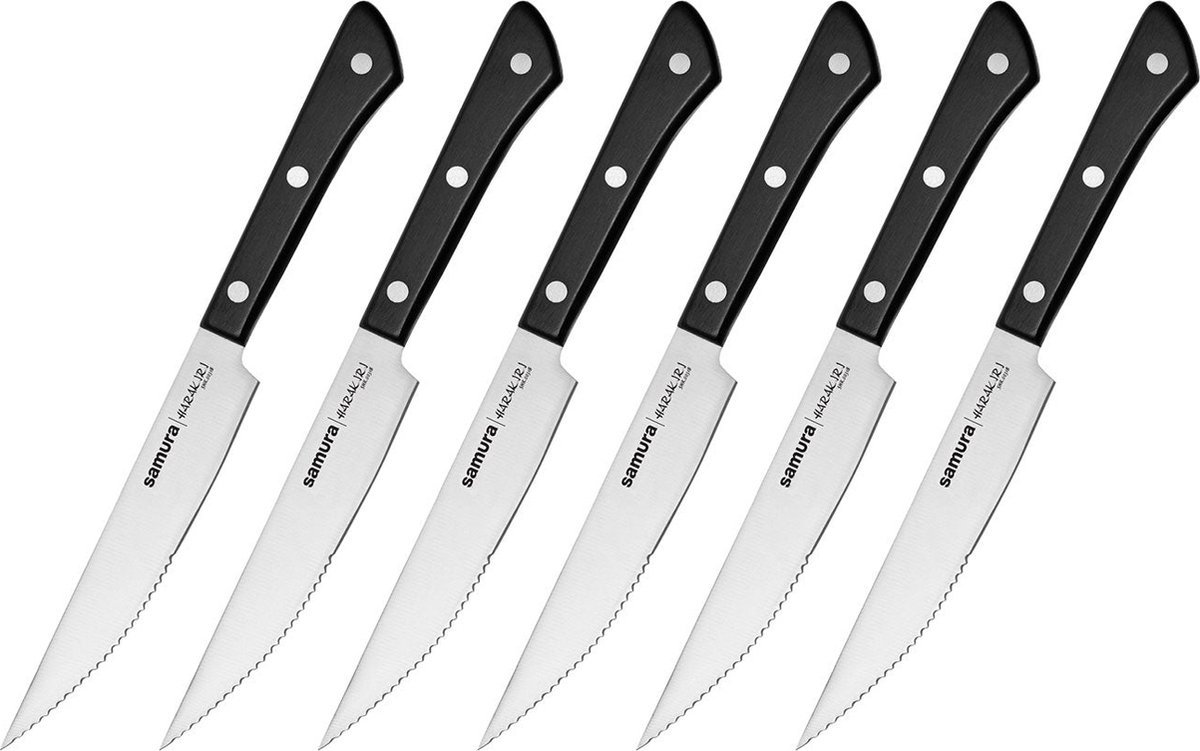 Samura Harakiri Steak Messenset 6-Delig