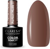 Claresa UV/LED Gellak Perfect Nude #3 – 5ml. - Bruin - Glanzend - Gel nagellak