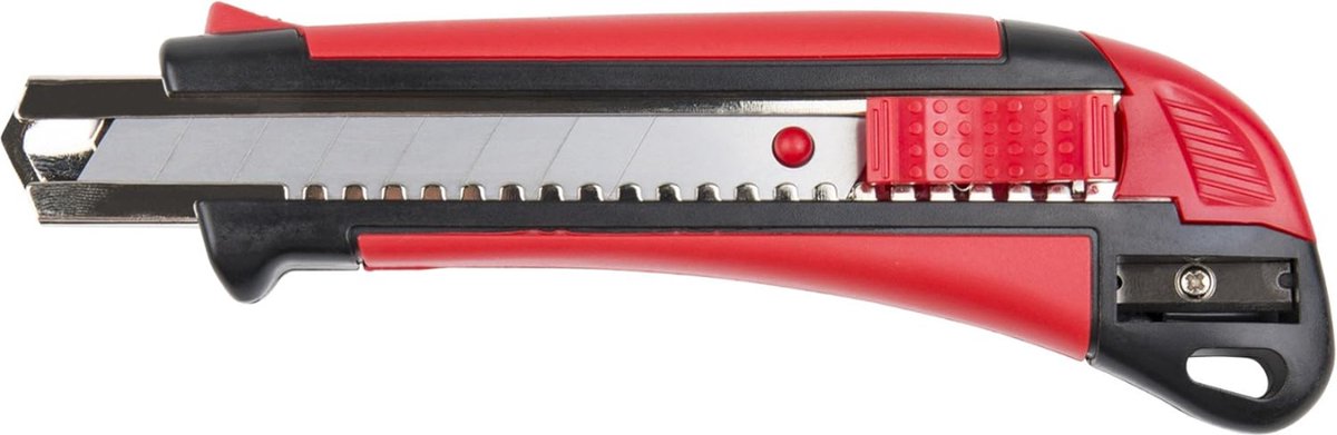 STIER Cutter Mes - 18 mm Breed - Inclusief Puntenslijper - Voor Diverse Materialen