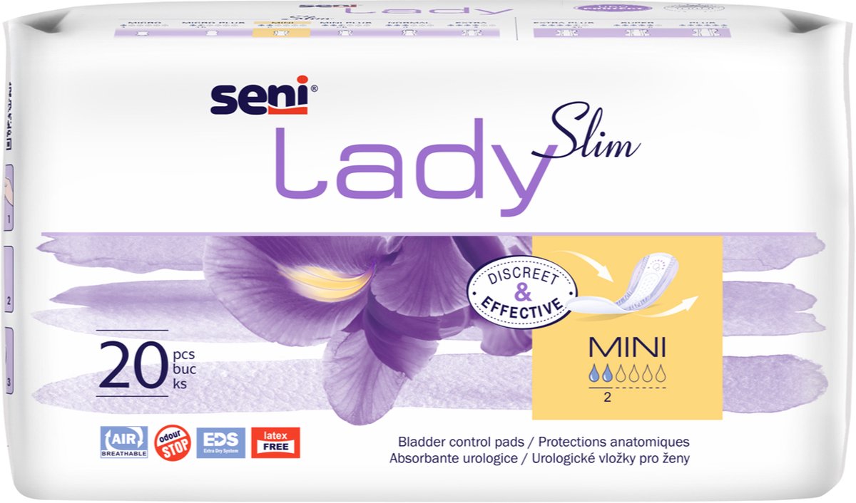 Goedkoopste Seni Lady Slim Mini Incontinentieverband (20 stuks