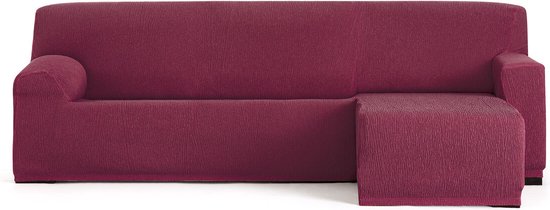 Hoes voor chaise longue met korte armleuning links Eysa TROYA Bordeaux 170 x 110 x 310 cm