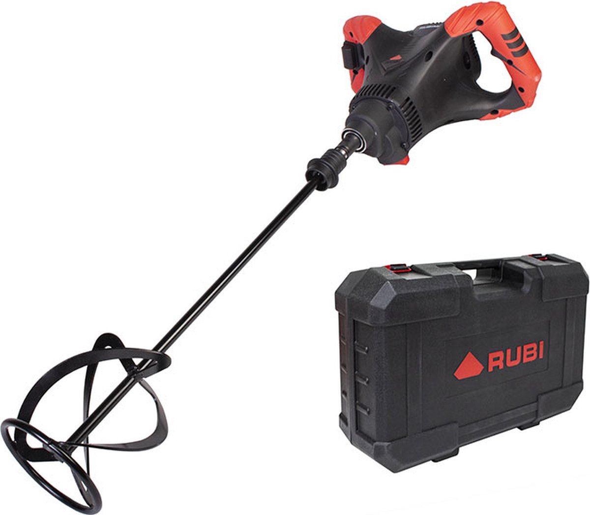 Rubimix 9 Power Max mixer 2100 watt + koffer - Betonmixer