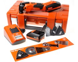 Fein Multimaster AMM 500 PLUS TOP Accu multitool + accessoires 18V AMPShare 4.0Ah in L-Boxx - 71293861000