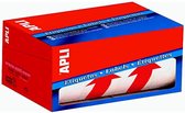 Etikettenrol Apli Pijlen Verticaal Wit Rood Karton 90 x 130 mm