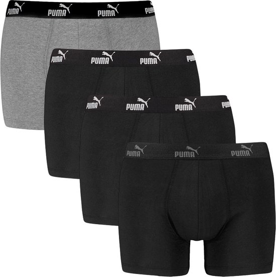 PUMA everyday 4P boxers zwart - XL