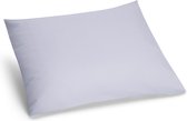 Yumeko kussensloop percal katoen lavendel blauw 60x70 - Bio, eco & fairtrade - 1 stuk - Hotelkwaliteit