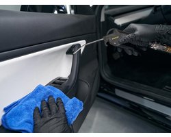 Stanley Blaaspistool met Variabele Luchtstroom - Luchtstroom van 150 L/min - Gemaakt van Stevig Staal - Voorzien van Ergonomische Handgreep - Met Drukregelaar - 6 x 11 mm Koppeling - Kleur Zwart