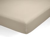 Onderlaken Alexandra House Living QUTUN Taupe 180 x 200 cm