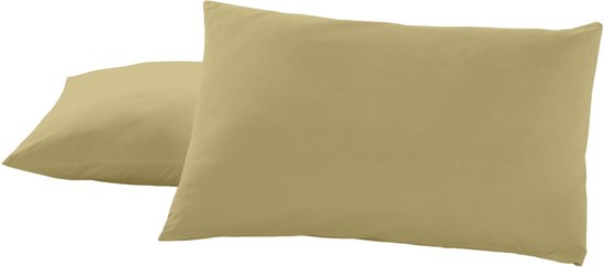 Kussensloop Alexandra House Living Lichtbruin 50 x 80 cm (2 Stuks)