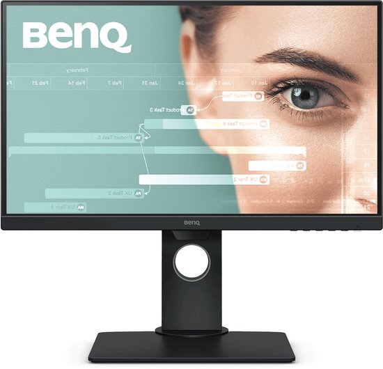 Foto: Benq full hd monitor gw2480t ips beeldscherm verstelbaar 1920 x 1080 brightness intelligence hdmi 24 inch