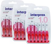 Interprox Premium Mini Conical - 2 tot 4 mm - 3 x 6 stuks - Voordeelpakket