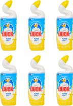 Duck Clean & Fresh Toiletgel Lemon - 6 x 750ml - Toiletreinigers - Toilet Gel - Wc Reiniger - Wc Gel - Toilet Reiniger - Toilet Cleaner