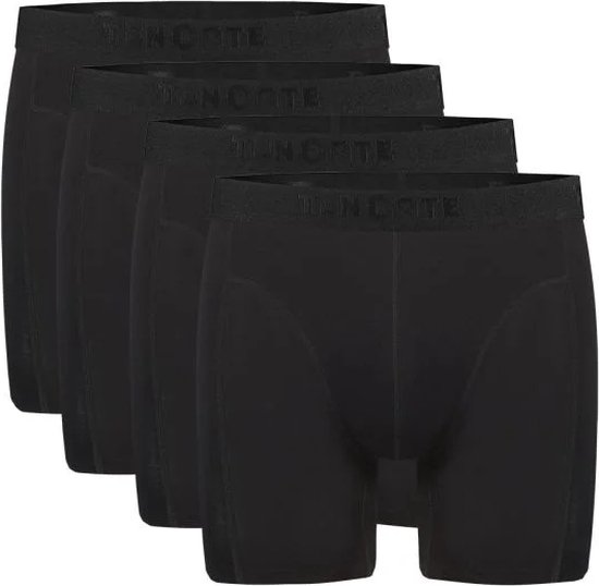 Zwarte Ten Cate basic shorts, 4-pack.
