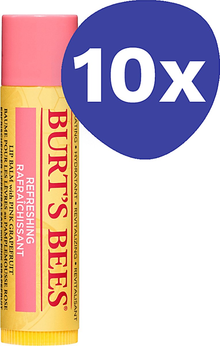 Goedkoopste Burt's Bees Lippenbalmsem met Grapefruit (10x 4.25gr