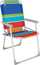 Strandstoel Bezier - stripes met verstelbare rugleuning beach sling chair