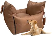 Goldcave Hondenmand voor in de Auto - Extra Zachte Luxe Uitvoering - Autostoel voor Hond - Automand - Hondenbed - Bruin